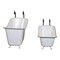 Creative Design Set of 2 White and Black Antique Wash Tub Outdoor Planters 27.5"